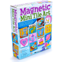 4M Magnetic Mini Tile Art DIY Kit for Boys & Girls Ages 8+