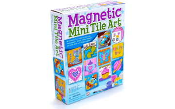 4M Magnetic Mini Tile Art DIY Kit for Boys & Girls Ages 8+