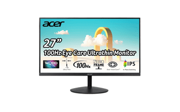 Acer SB272U Ebiip 27" WQHD IPS Gaming Monitor | AMD FreeSync | Ultrathin Design | 100Hz | 1ms VRB | Low Blue Light