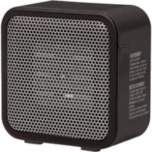 Amazon Basics 500-Watt Ceramic Mini Heater - Black