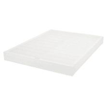 Amazon Basics Smart Box Spring Bed Base, 9-Inch Mattress Foundation, King, White