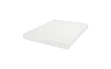 Amazon Basics Smart Box Spring Bed Base, 9-Inch Mattress Foundation, King, White