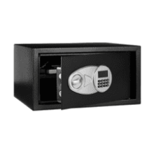 Amazon Basics Steel Security Safe - Programmable Electronic Keypad - Black - 1 Cubic Feet