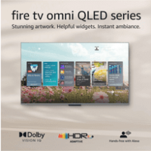 Amazon Fire TV 75" Omni QLED 4K UHD Smart TV with Dolby Vision IQ and Alexa