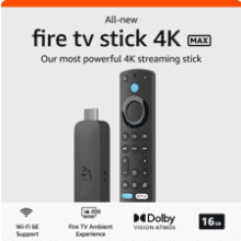 Amazon Fire TV Stick 4K Max - Wi-Fi 6E, Ambient Experience, Free & Live TV