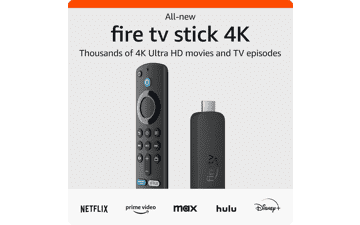 Amazon Fire TV Stick 4K Streaming Device - 1.5 Million Movies & TV Episodes - Wi-Fi 6 Support - Free & Live TV