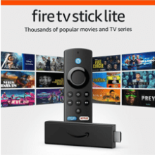 Amazon Fire TV Stick Lite - Free & Live TV, Alexa Voice Remote Lite, Smart Home Controls, HD Streaming