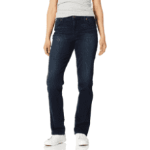 Bandolino Women's Mandie High Rise Straight Leg Jean - Nightfall (Size 16)