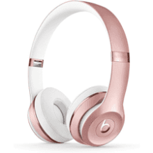 Beats Solo3 Wireless On-Ear Headphones - Apple W1 Headphone Chip, Class 1 Bluetooth, 40 Hours of Listening Time - Rose Gold