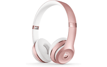 Beats Solo3 Wireless On-Ear Headphones - Apple W1 Headphone Chip, Class 1 Bluetooth, 40 Hours of Listening Time - Rose Gold