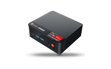 Beelink SER5 Mini PC - AMD Ryzen 7 5700U Processor - 16G DDR4 RAM - 500GB M.2 2280 NVMe SSD - 4K FPS - WiFi 6 - BT5.2 - Triple Display - Auto Power On Support