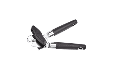 Black Soft Grip Handle Can Opener by Amazon Basics