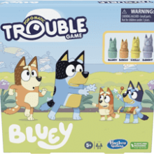 Bluey Edition Board Game for Kids Ages 5 and Up - Race Bluey, Bingo, Bandit, or Chilli to The Finish