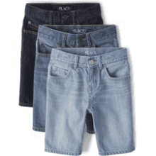 Boys' Denim Jean Shorts - 3 Pack by The Children's Place