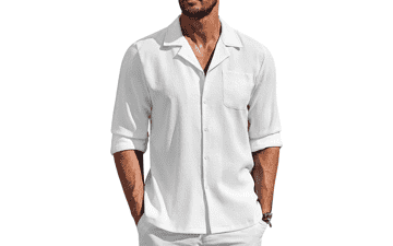 COOFANDY Men's Long Sleeve Wrinkle Free Casual Button Down Shirt