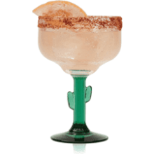 Cactus Margarita Glasses - Set of 4, 16 oz - Libbey