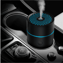 Car Diffusers for Essential Oils - Fragrance Air Fresheners - USB-Powered Mini Ultrasonic Mist Humidifier