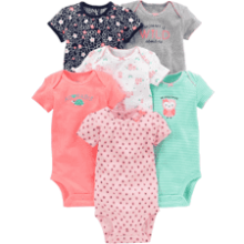 Carter's Baby Girls' Short-Sleeve Bodysuit