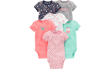 Carter's Baby Girls' Short-Sleeve Bodysuit