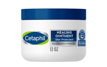 Cetaphil Healing Ointment 12 oz for Dry, Chapped, Irritated Skin - Heals, Protects, Soothes Cracked Hands, Chapped Lips - Hypoallergenic, Fragrance Free