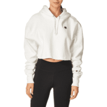 Champion Women's Cropped Pullover Hoodie - Reverse Weave Hooded Sweatshirt