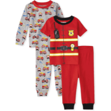 Children's Place Baby Boys' Unisex Toddler Snug Fit Cotton 2 Piece Pajama Sets