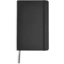 Classic Grid Notebook - Graph Ruled - 240 Pages - Black - Hardcover - 5 x 8.25-Inch