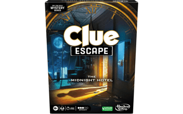 Clue Escape: The Midnight Hotel Board Game - Solve Mystery Games for Family, Ages 10+, 1-6 Players, 90 Mins.