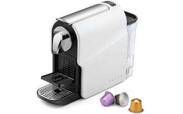 Compact Capsule Coffee Maker for Nespresso Original Pods - 20 Bar High Pressure Pump - Removable Water Tank - Adjustable Cup Tray - 1350W