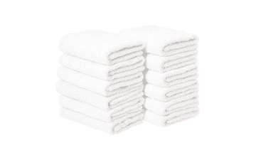 Cotton Hand Towel 12-Pack - White - 26" x 16"