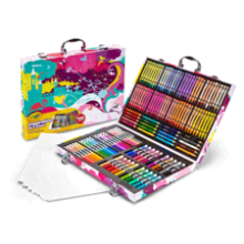 Crayola Inspiration Art Case - Pink (140ct), Kids Drawing Kit, Art Supplies, Gift for Girls & Boys