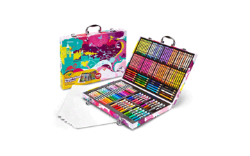 Crayola Inspiration Art Case - Pink (140ct), Kids Drawing Kit, Art Supplies, Gift for Girls & Boys