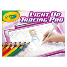 Crayola Light Up Tracing Pad - Pink, Drawing Pads for Kids