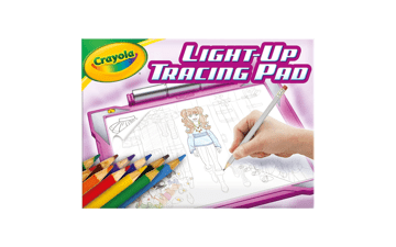 Crayola Light Up Tracing Pad - Pink, Drawing Pads for Kids