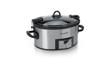 Crock-Pot 6 Quart Programmable Slow Cooker with Digital Timer - Stainless Steel