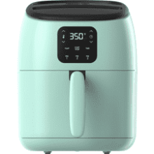 DASH Tasti-Crisp™ Digital Air Fryer with AirCrisp Technology, Custom Presets, Temperature Control, 2.6 Quart - Aqua