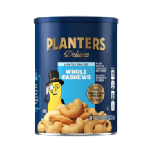 Deluxe Whole Cashews - Lightly Salted - 1lb 2.25oz Canister