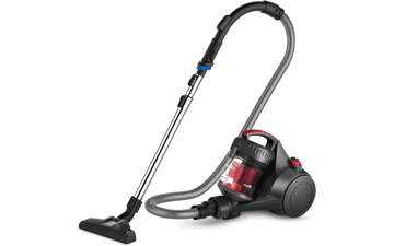 EUREKA Whirlwind Bagless Canister Vacuum Cleaner - Lightweight for Carpets and Hard Floors (Red)