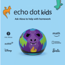 Echo Dot Kids (5th Gen, 2022) | Parental Controls | Dragon Design