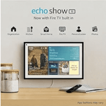 Echo Show 15 - Full HD 15.6" Smart Display with Alexa, Fire TV, and Remote