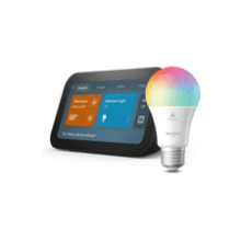 Echo Show 5 Charcoal with Free Sengled Smart Color Bulb