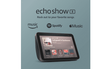 Echo Show 8 - HD Smart Display with Alexa and 13 MP Camera - Charcoal