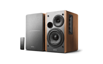 Edifier R1280T Powered Bookshelf Speakers - 2.0 Active Near Field Monitors - Studio Monitor Speaker - Wooden Enclosure