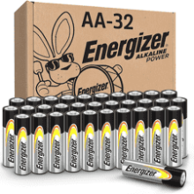 Energizer AA Batteries, Alkaline Power, 32 Count