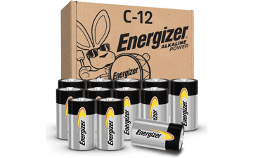 Energizer Alkaline Power C Batteries (12 Pack)