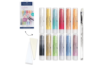 Faber-Castell Gelatos Pastels Color Set - 12 Pastel Colors