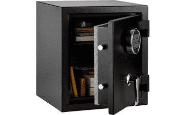 Fire Resistant Security Safe with Electronic Keypad - 0.83 Cubic Feet