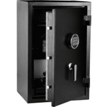 Fire Resistant Security Safe with Electronic Keypad - 2.1 Cubic Feet, Black