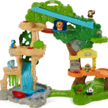 Fisher-Price Little People Share & Care Safari Playset with Lights, Sounds & 7 Figures