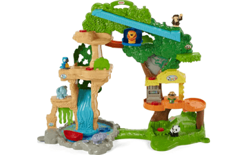 Fisher-Price Little People Share & Care Safari Playset with Lights, Sounds & 7 Figures